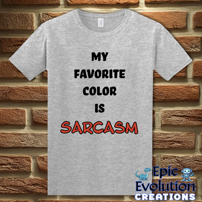 T-Shirt S / Sport Grey Sarcasm T-Shirt Epic Evolution Creations