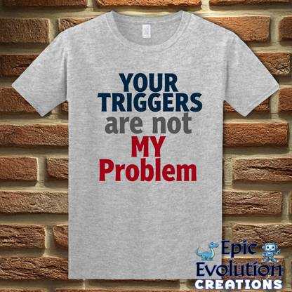 T-Shirt S / Sport Grey Sarcastic Social T-Shirt Epic Evolution Creations