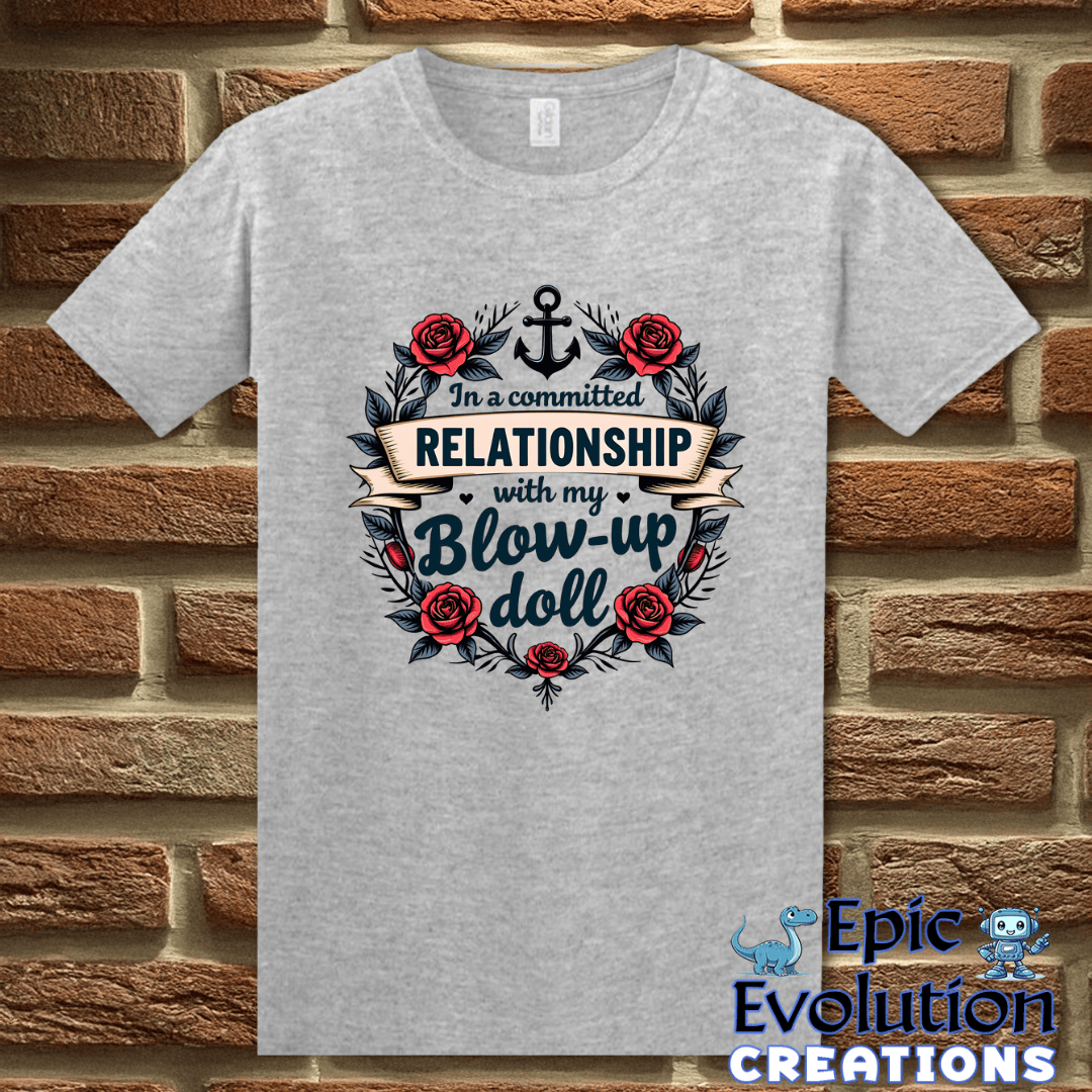 T-Shirt S / Sport Grey Valentine's Day Inappropriate T Shirt Epic Evolution Creations
