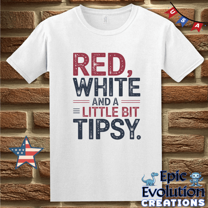 T-Shirt S / White Funny 4th of July Shirt for Men and Women Epic Evolution Creations