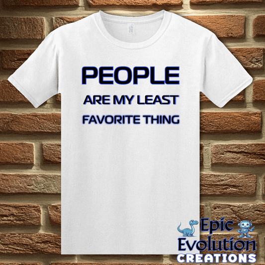 T-Shirt S / White Funny Antisocial Self-Expression Shirt Epic Evolution Creations