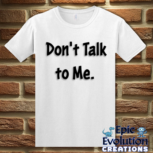 T-Shirt S / White Funny Antisocial T Shirt Epic Evolution Creations