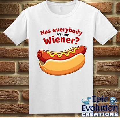 T-Shirt S / White Funny Hot Dog T Shirt Epic Evolution Creations