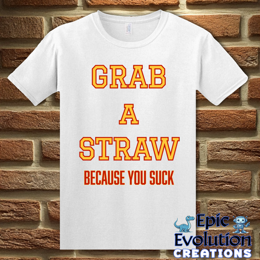 T-Shirt S / White Funny Insult T Shirt Epic Evolution Creations