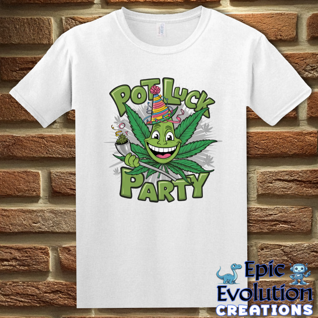 T-Shirt S / White Funny Marijuana Shirt for Cannabis Lovers Epic Evolution Creations