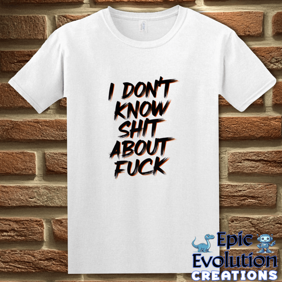 T-Shirt S / White Funny Sarcastic T Shirt for Adults Epic Evolution Creations