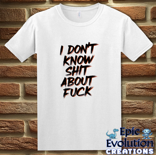 T-Shirt S / White Funny Sarcastic T Shirt for Adults Epic Evolution Creations