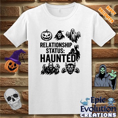 T-Shirt S / White Funny Scary Halloween T-Shirt for Women and Men Epic Evolution Creations