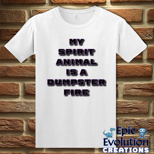 T-Shirt S / White Funny Self-Awareness T Shirt Epic Evolution Creations