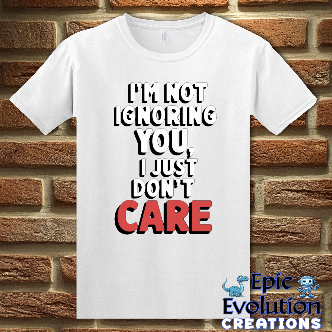 T-Shirt S / White Funny Self Expression Quote T Shirt Epic Evolution Creations