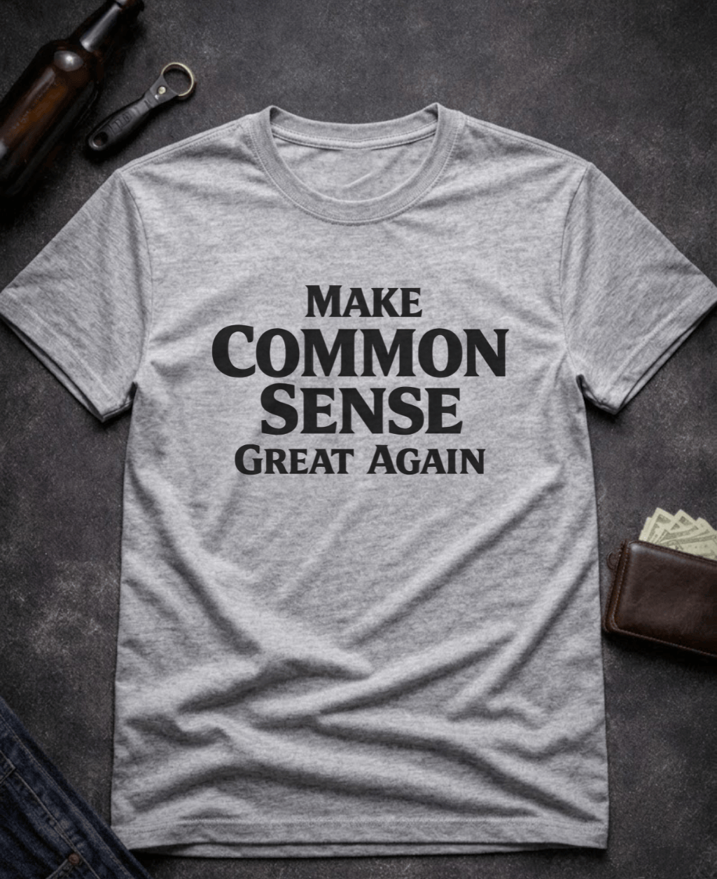 T-Shirt Sport Grey / S Make Common Sense Great Again T Shirt Epic Evolution Creations