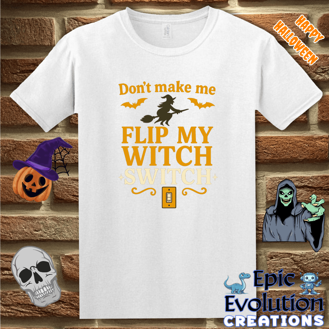 T-Shirt White / S 🧙Funny Halloween Witch T-Shirt for Women Epic Evolution Creations